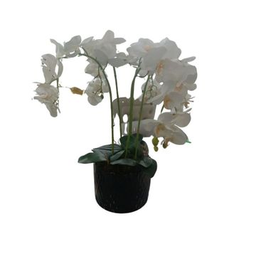 BlushArc Faux Orchid Arrangement-Artificial Flower