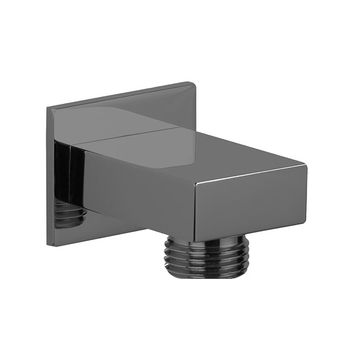Devario Premio Shower Outlet Elbow Rectangular Brass -Gun Metal Grey
