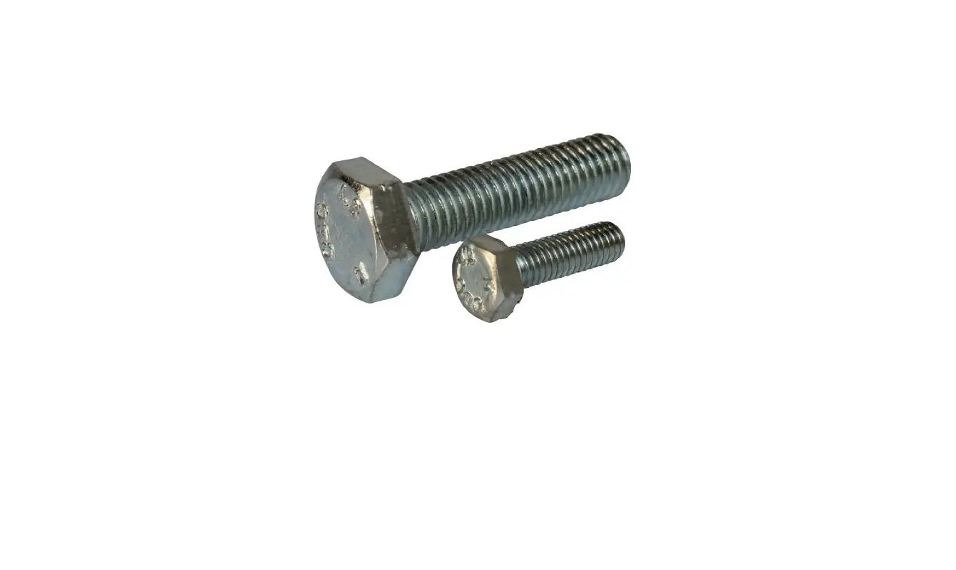 Hex Set Screw Bolts, M6 x 20mm, 12 Pieces (4 pack) BY WOODLY