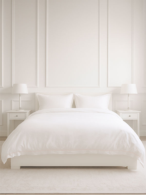 Egyptian Collection - Oxford Satin Stitch Duvet Cover -CPT Super King(01 Set)