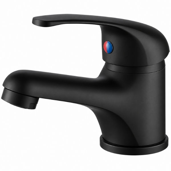 BASIN MIXER TAP SINGLE LEVER - MATT BLACK