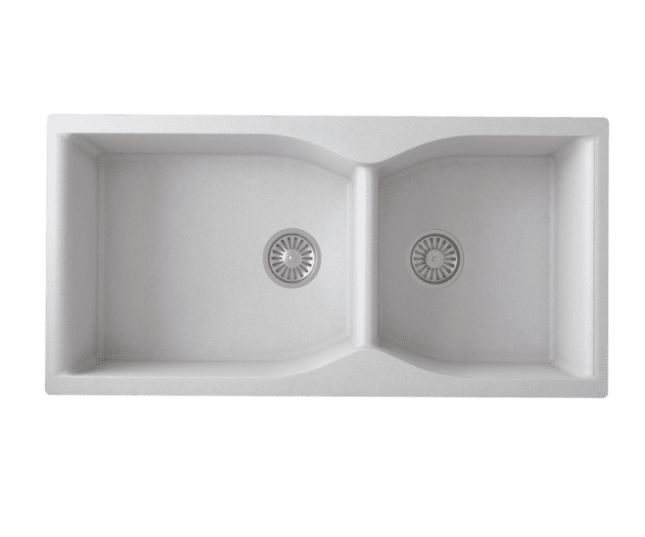 Rejoice Quartz Kitchen Sink Elite Metallic  Double