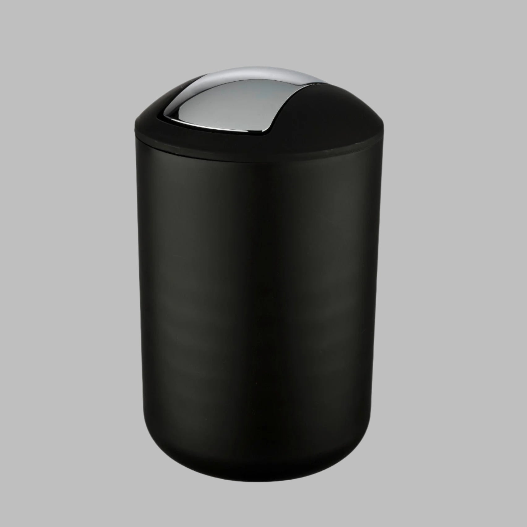 6 L Swing Cover Bin Brasil R Plastic Black
