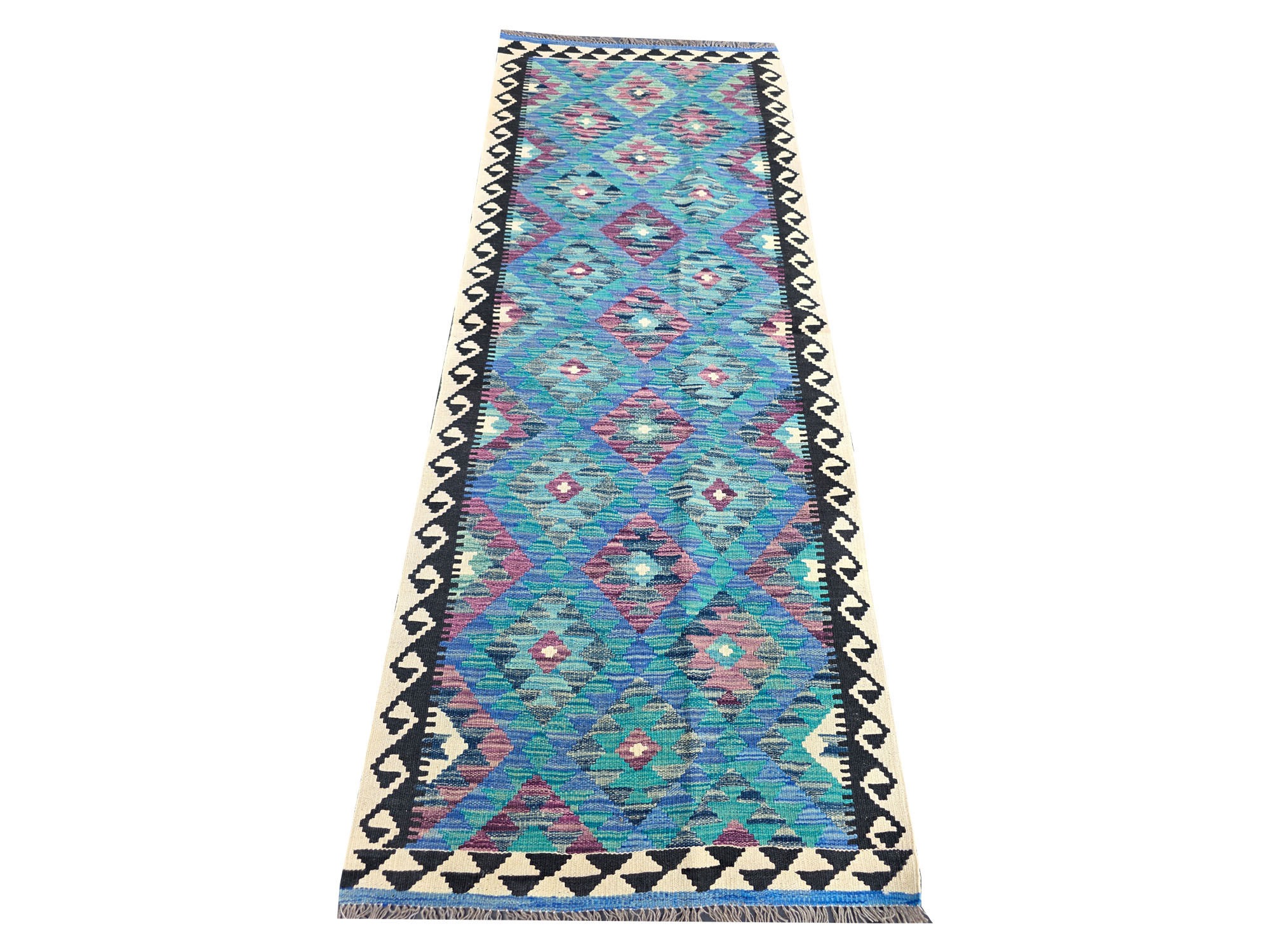 Carpetly -Gorgeous Afghan Choubi kilim Passage Runner 250 x 85 cm