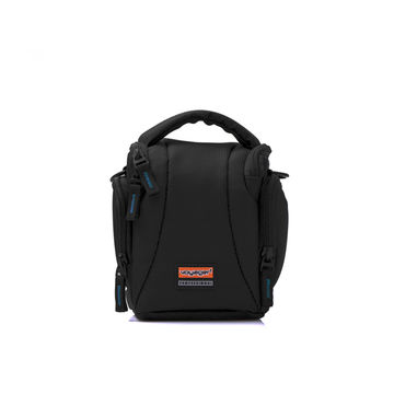 Voyager Camera Bag (Black & Orange) - VOY-CB10B