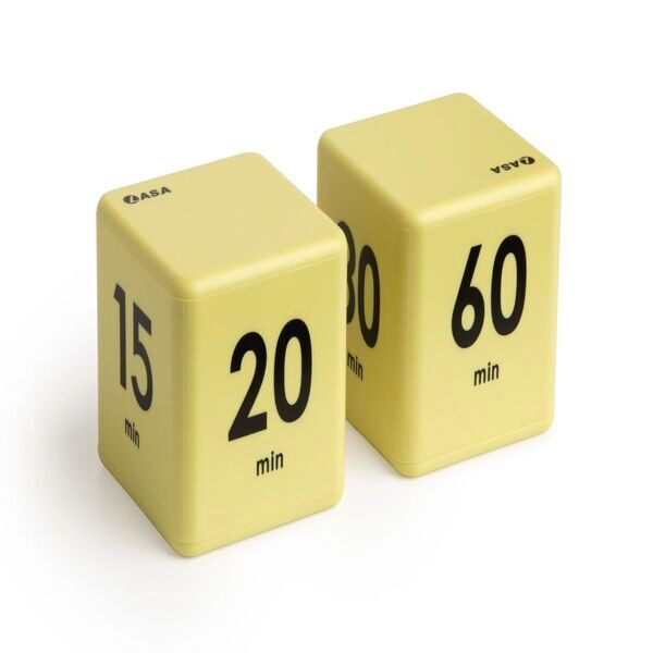 2 PACK CUBE TIMER COUNTDOWN SETTINGS 15-20-30-60 MINUTES