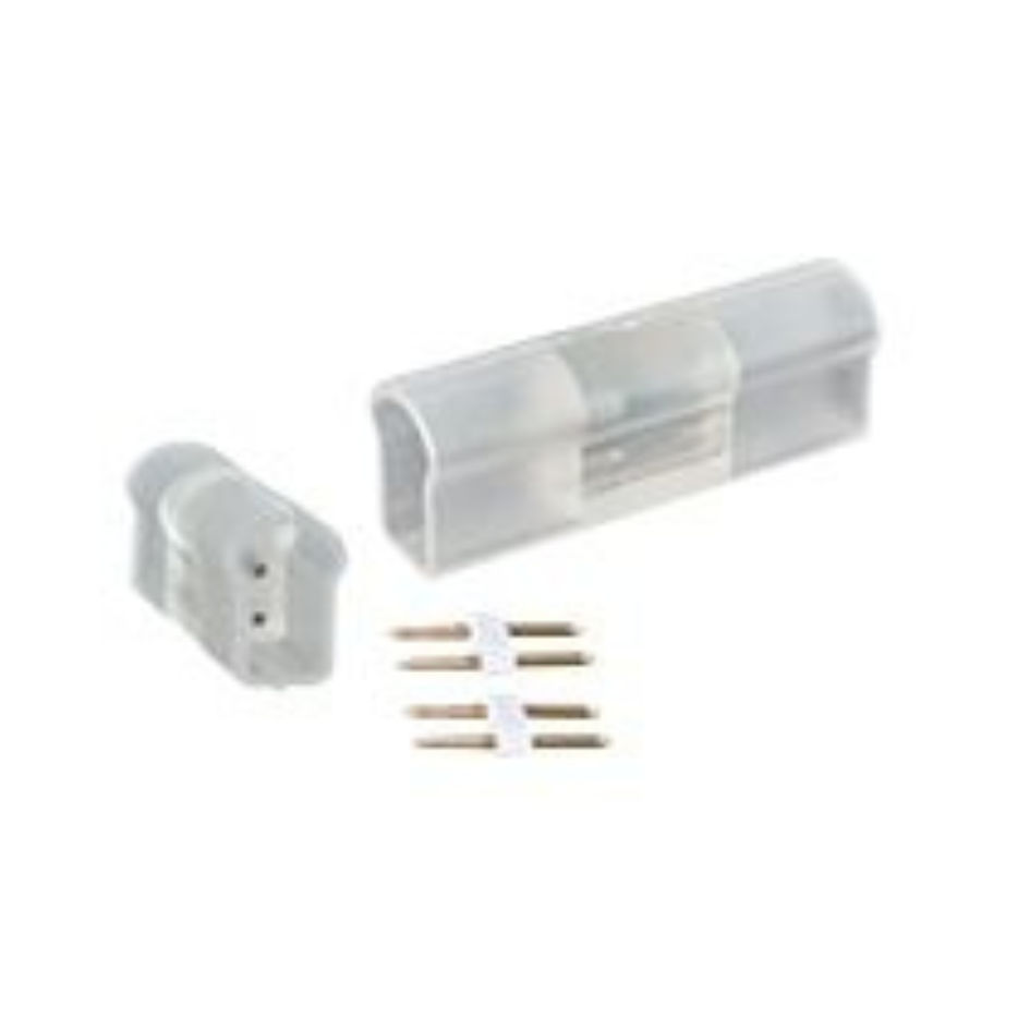 2 Pin Plastic Straight Connector