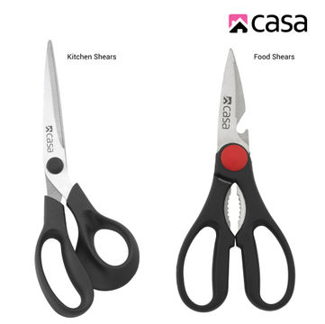 2Pc Food Shears Scissors Set - Bari