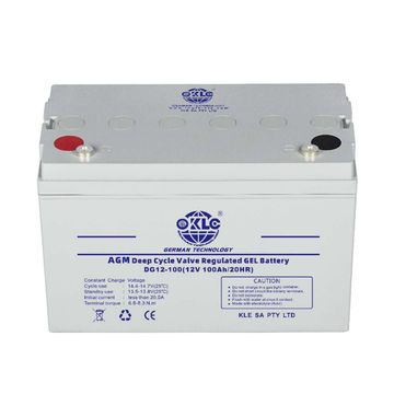 Agm Gel Battery 100Ah Deep Cycle Battery 12v - Kle 100ah/20hr