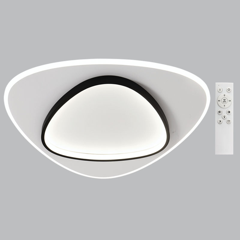 70W Dimmable CCT LED Ceiling Light with Remote – Black/White