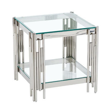Royal Side Table-Silver