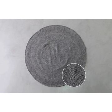 Lakota Round Outdoor Rug Large Ø200cm – Graphite