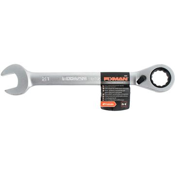 Fixman Reversible Combination Ratcheting Wrench 21Mm