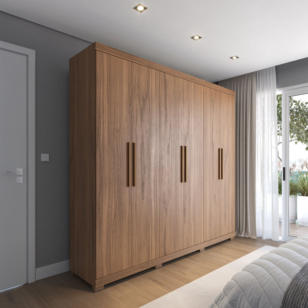 Memphis Double Wardrobe Brown