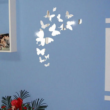 Self Adhesive Mirror 3D Butterfly Wall Décor