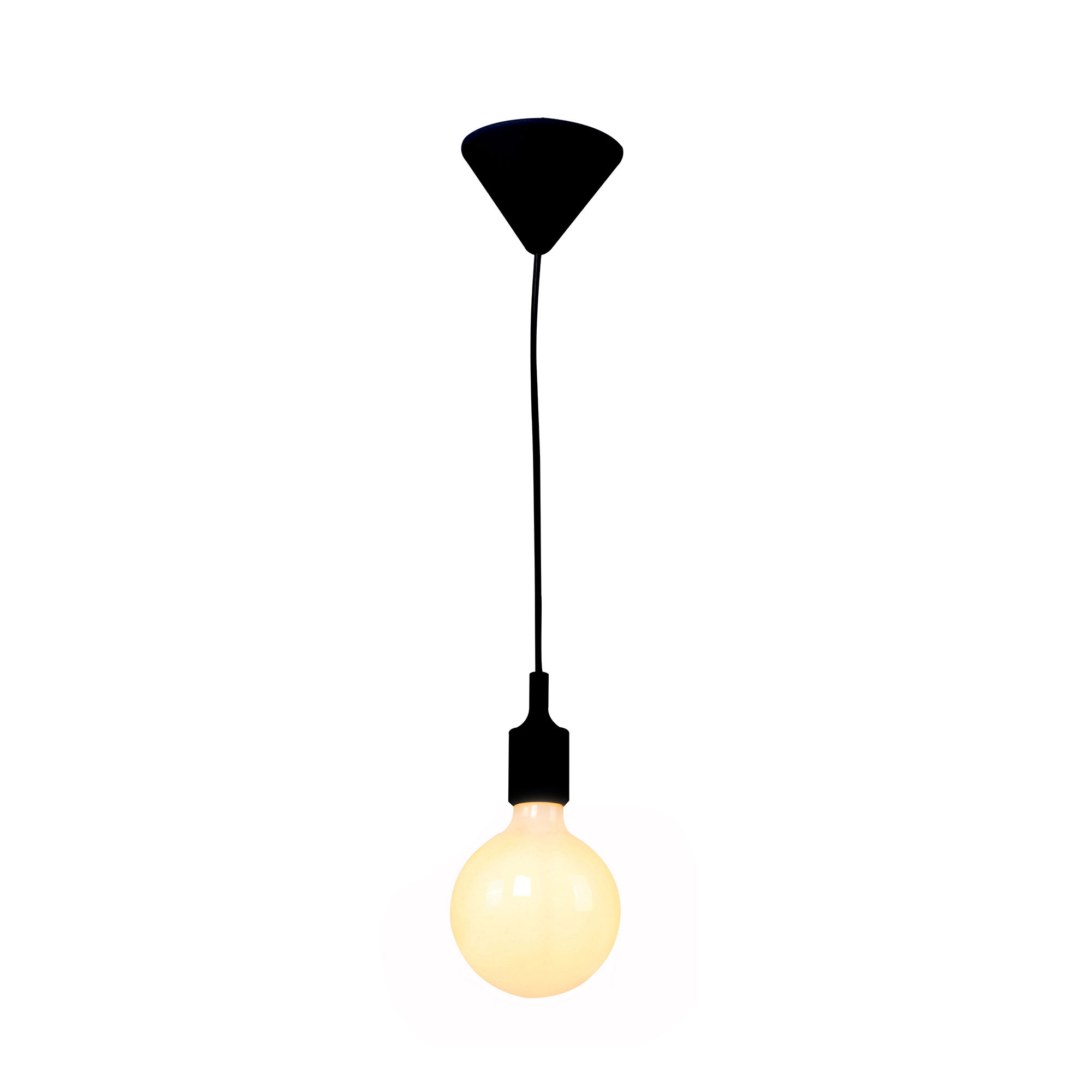 Silicone Pendant Black - 2 Pack