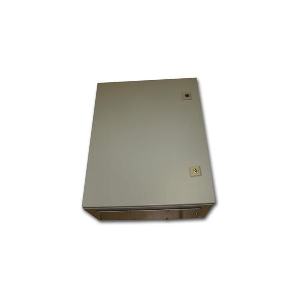 Metal Ip55 Weatherproof Enclosure (500X400X210), Beige, Surface Mount Lockable Doors