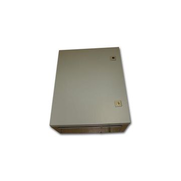 Metal Ip55 Weatherproof Enclosure (500X400X210), Beige, Surface Mount Lockable Doors