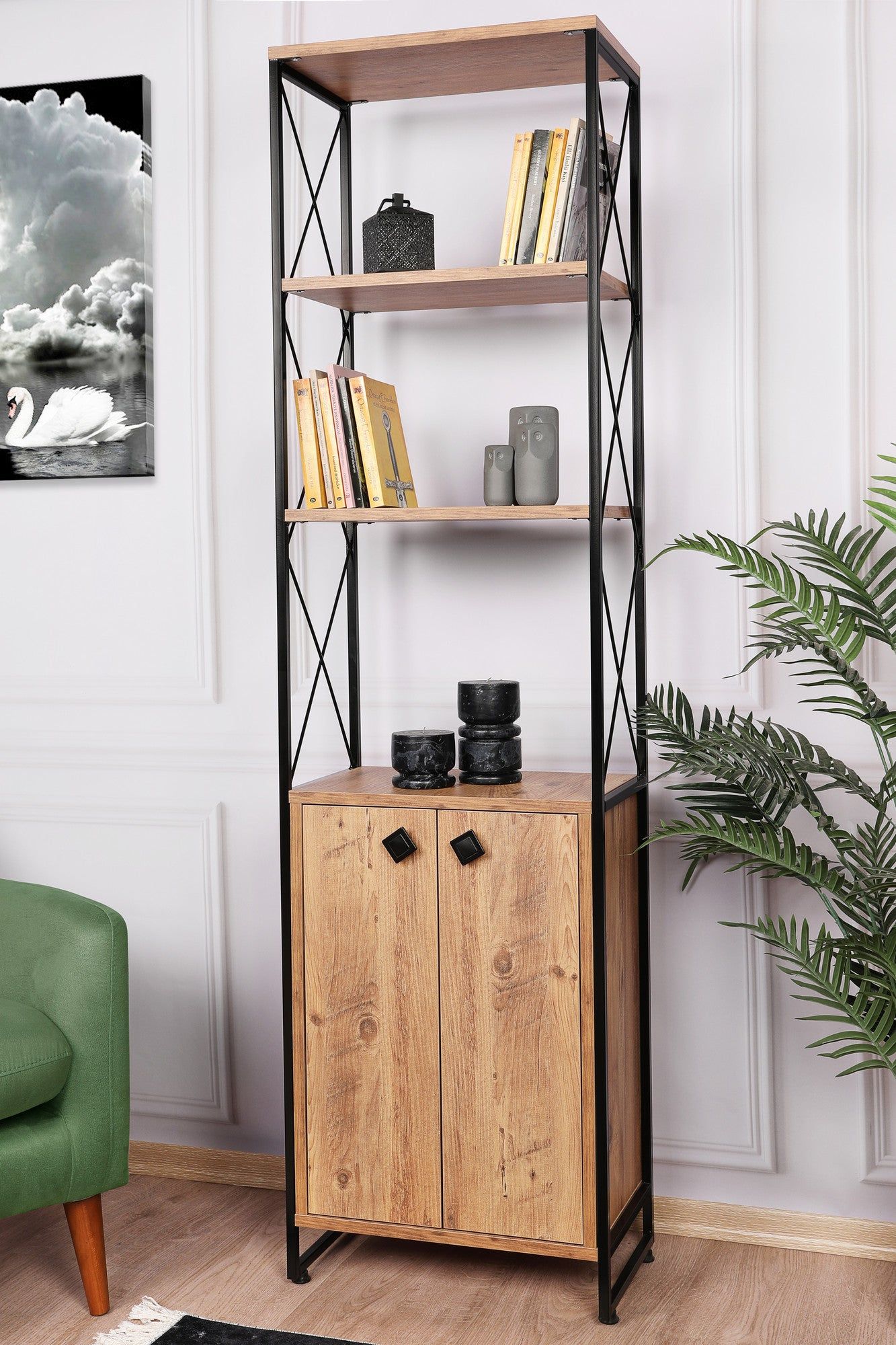 Bookshelf Tervel - Pine