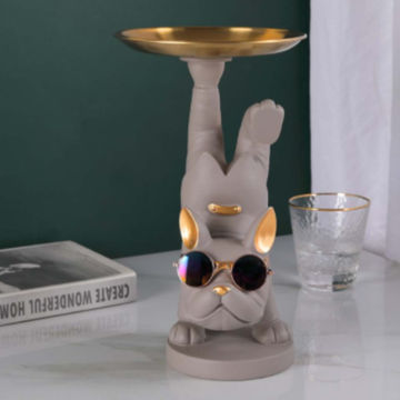 Yoga Bulldog -Grey