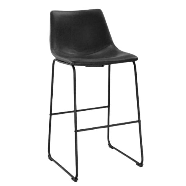 Kepa Faux Leather Barstool