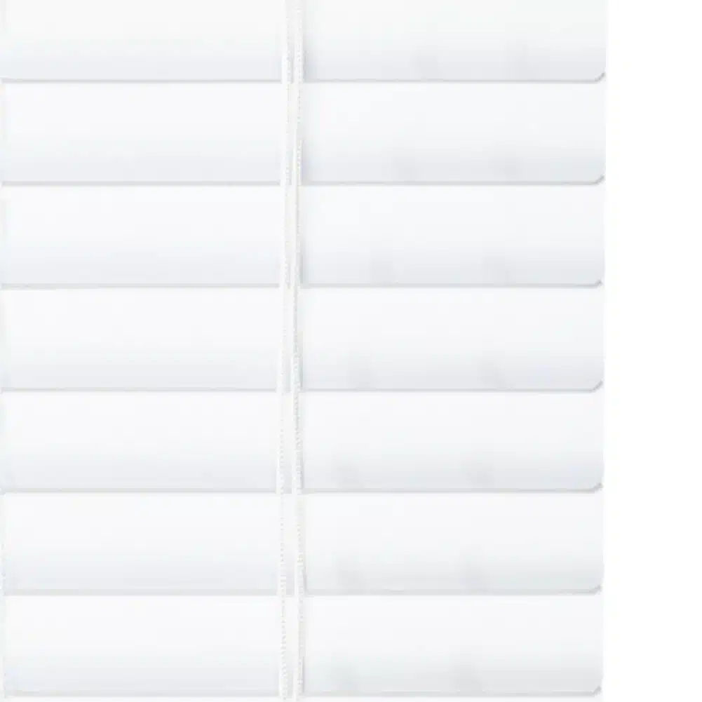25mm PVC Venetian Blind – White, 150cm x 160cm