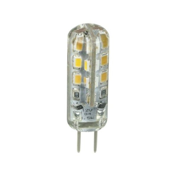1.5W G4 LED Lamp 12VAC/DC Cool White/2 Per Pack