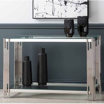 Prestige Home - Bali Console Table Silver