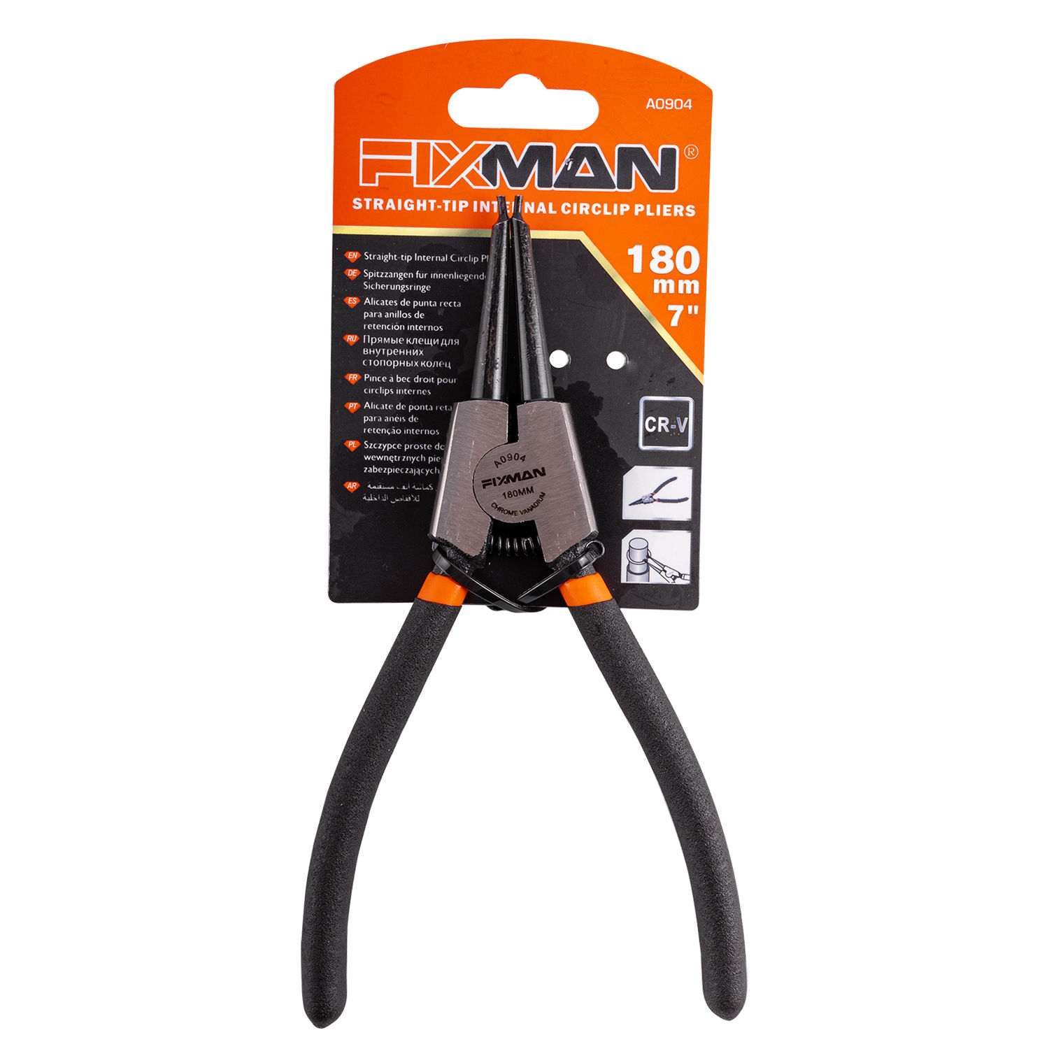 Fixman Straight External Circlip Pliers 7