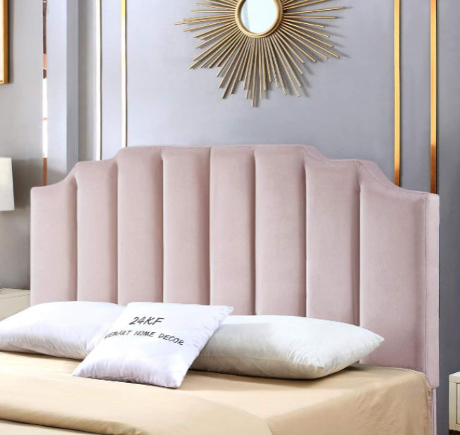 Seraphina Velvet Headboard -Pink