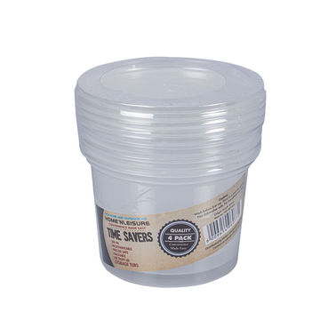 Food Storage Containers - With Lids - 500ml - 4 Piece - 5 Pack