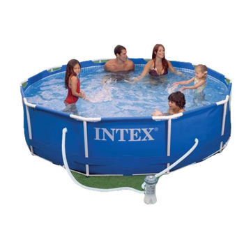 Intex Pool Mtl-Frame(W/Pump) 305X76Cm