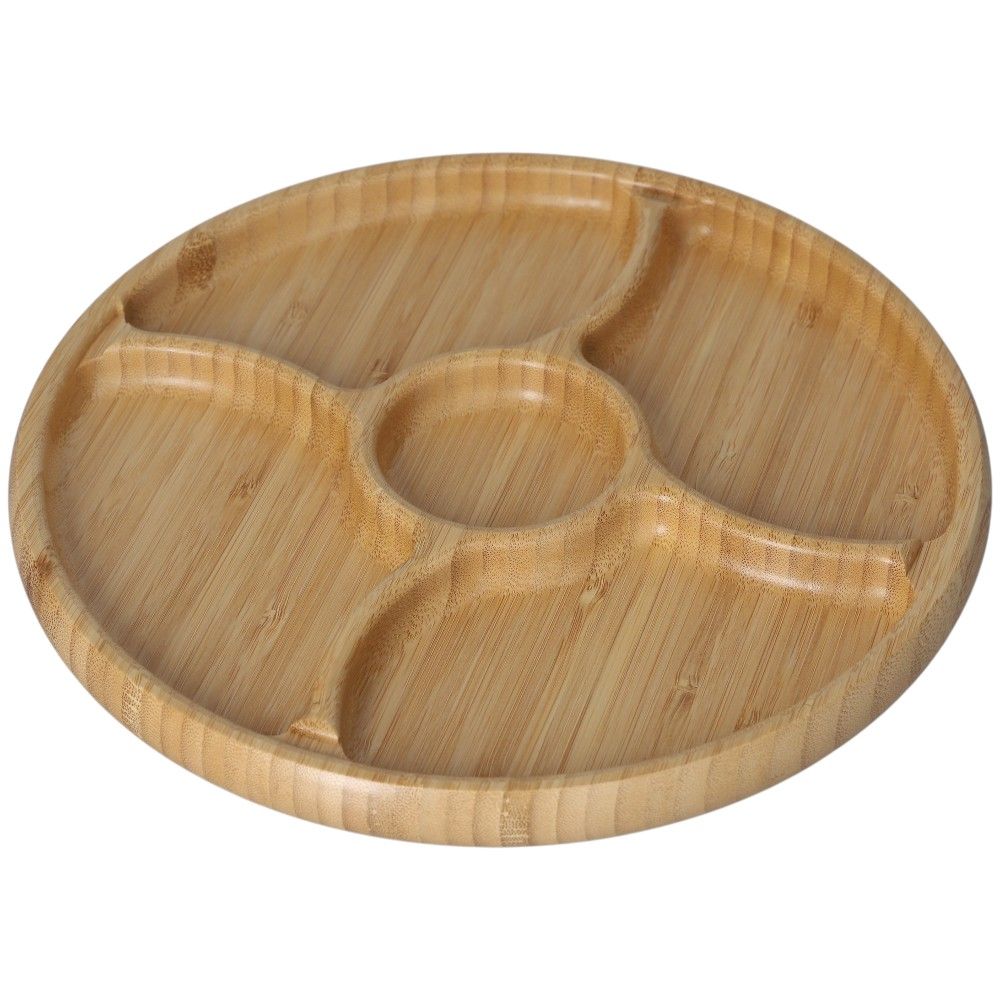 Danny Home Bamboo 5 Grid Platter 24.5cm