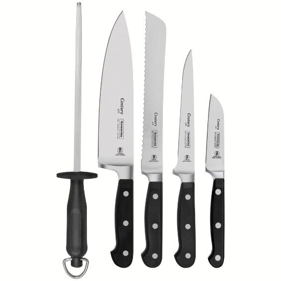 Tramontina 6 pcs Chef Set With Nylon Case