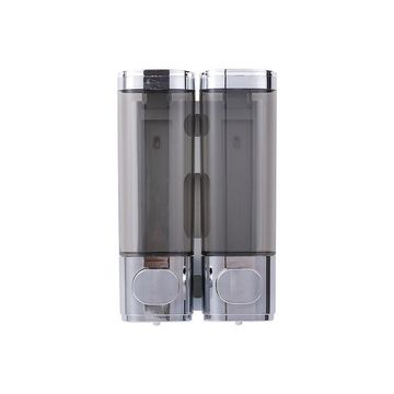 BATHROOM SOAP DISPENSER PLASTIC CHROME