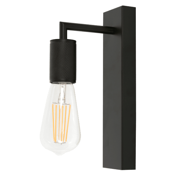 Zebbies Lighting Reece Black Wall Light