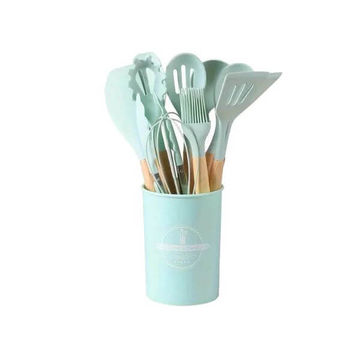 12Pcs Kitchen Utensil Set Cooking Tool Set - Blue