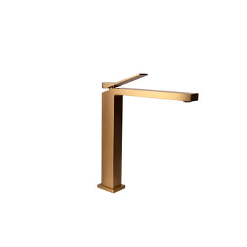 Milan Basin Mixer Brass Tall - Brushed Gold
