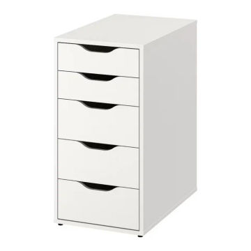 ALEX  Wood Free Standing Chest of Drawers