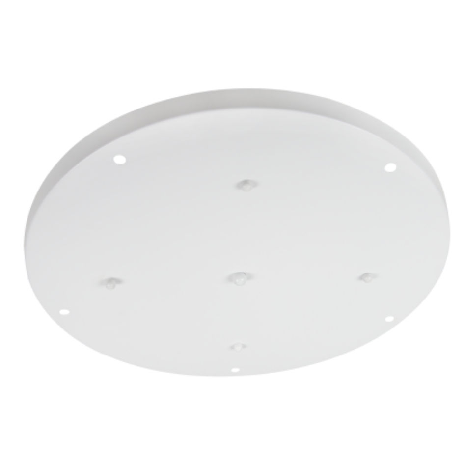 Matt White 450mm 5 Light Ceiling Cup