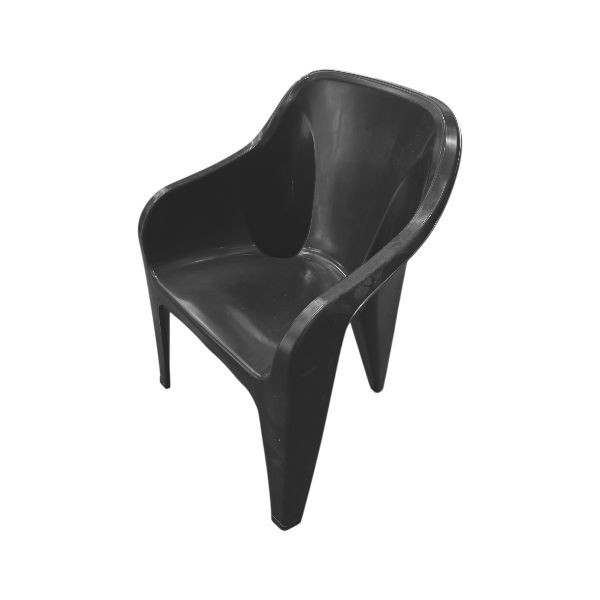 Plastic Party Chair Jumbo Black adult