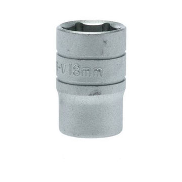 1/2inch Drive 6 Point Socket 18mm