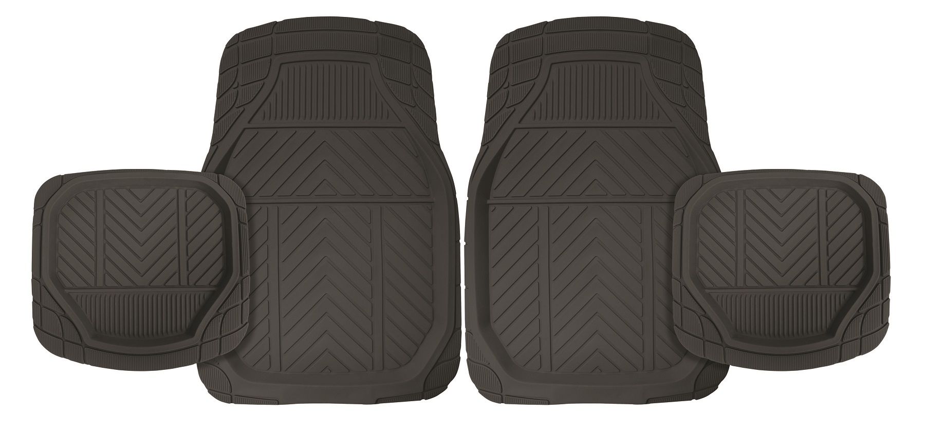 Stingray - 4Pc Deep Trough Mat Set (Black)