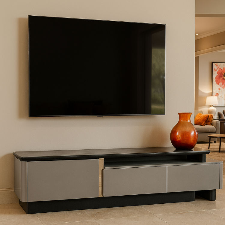 KC FURN-Kingston 3 Drawer Extendable TV stand