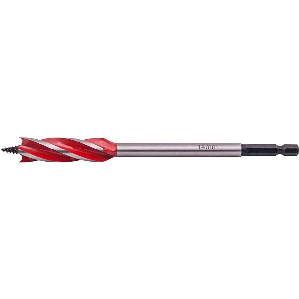 4 Flute Wood Boring Bit 14Mm