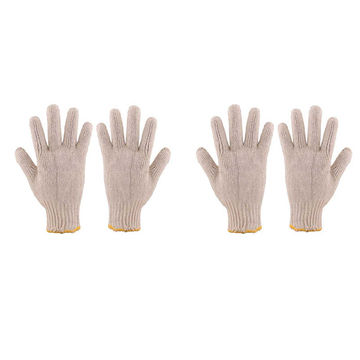 PIONEER SAFETY Cotton Machine Knit Gloves Large ( 2 Pack )