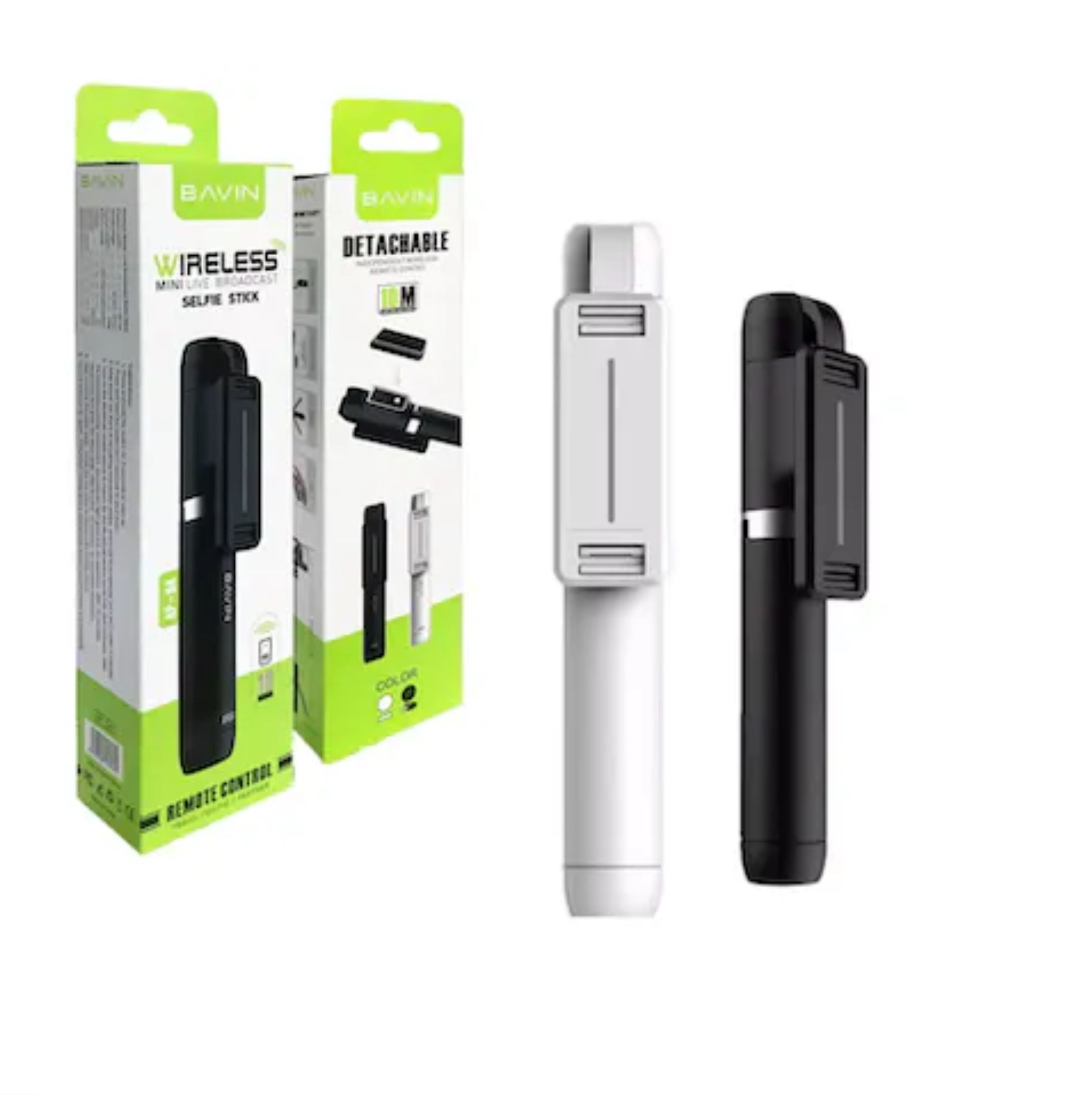 Wireless remote control selfie stick