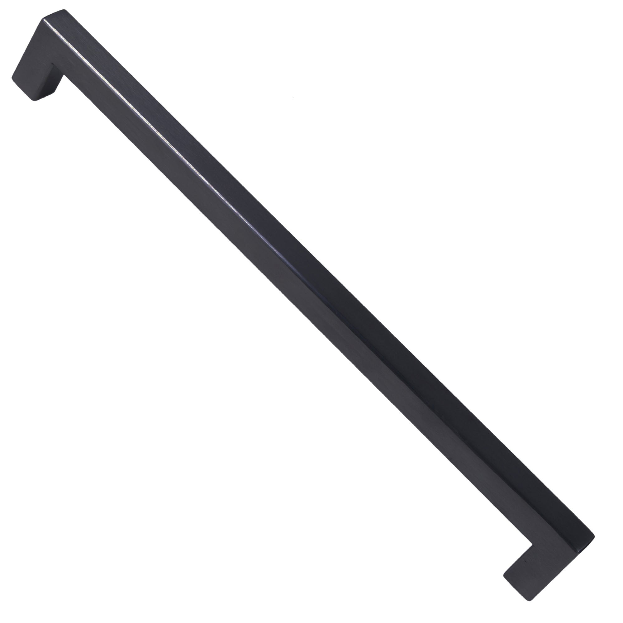 ROCO Cupboard Handle Bar Hollow Square Matt Black 192mm