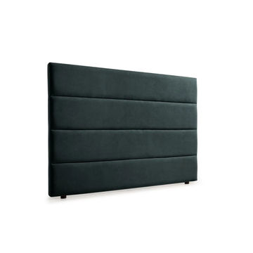 Genna  Velvet Panel Headboard - Single - Black