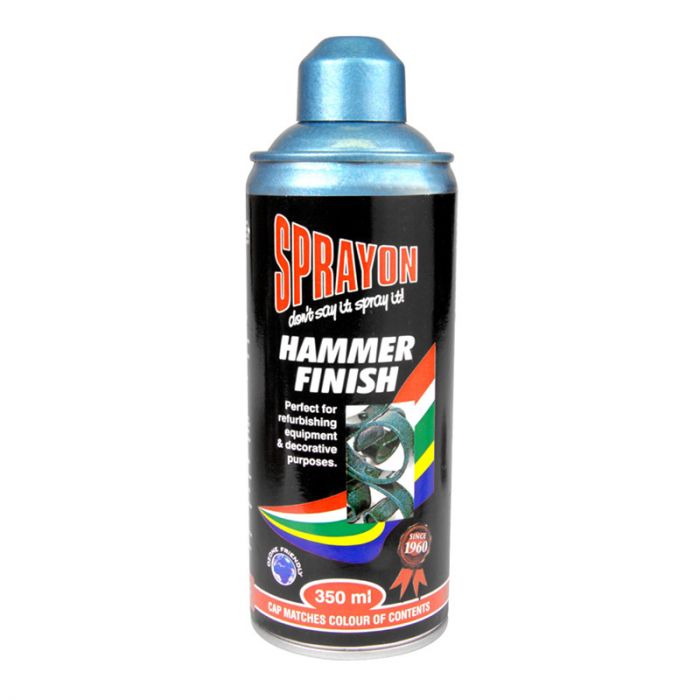 Sprayon - Hammer Finish Spray Paint Blue 350ml - 2 Pack